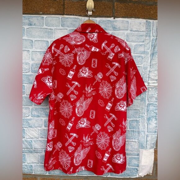 DIXXON Red Graphic Men's Shirt 2XL - Picture 10 of 12